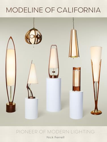 Book cover featuring a collection of mid-century modern lamps and lighting.