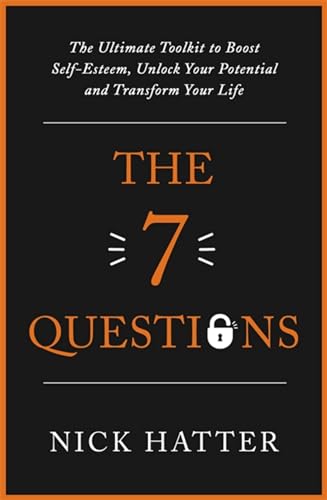 Book cover: "The 7 Questions" by Nick Hatter, with orange and white text.