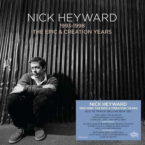 CD cover for Nick Heyward’s “Epic & Creation Years” with artist portrait.