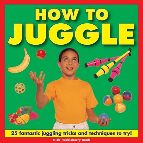 Book cover showing a child surrounded by juggling balls, clubs, and a banana.
