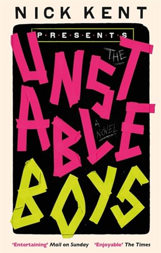 Book cover for “The Unstable Boys” with bold, layered pink and yellow text.
