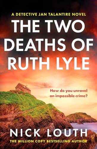 Book cover with title, coastal landscape, and a small house on a hill.