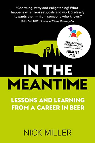 Book cover with green and black background, bottle silhouette, and white and black text.