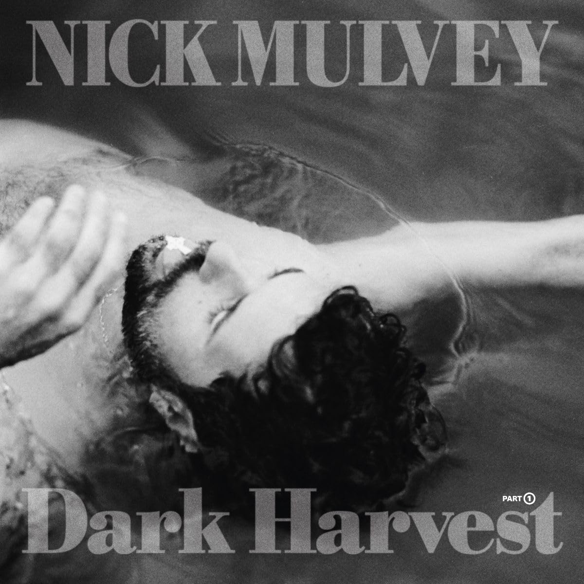 Black and white album cover for Nick Mulvey’s “Dark Harvest Pt. 1.”