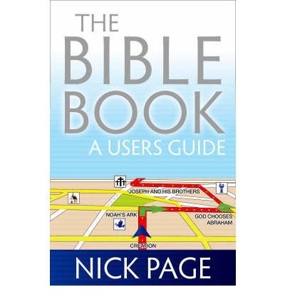Book cover of The Bible Book: A User's Guide by Nick Page with map illustration.