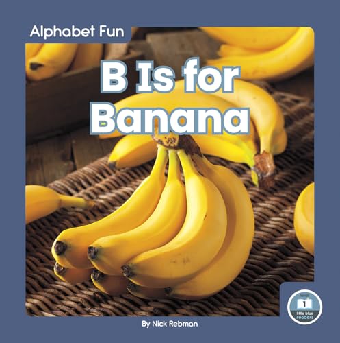 Book cover featuring the letter B and a bunch of bananas.