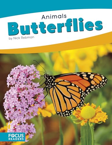 Book cover featuring a monarch butterfly on purple and yellow flowers.