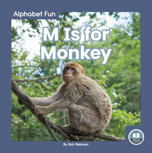 Book cover: monkey sitting on a branch, letter “M” visible.