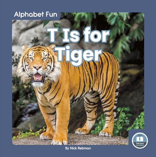 Book cover featuring a roaring tiger with the letter "T".