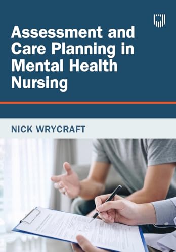Book cover titled Assessment and Care Planning in Mental Health Nursing by Nick Wrycraft.