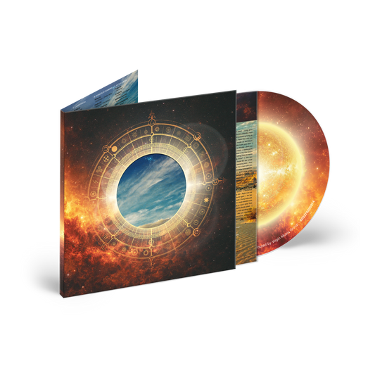 Nickelback "Everything Under The Sun" CD case and disc with fiery artwork.