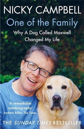 Book cover featuring a man with a golden Labrador retriever.