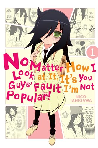 Manga cover: girl with dark hair, school uniform, pink title text.