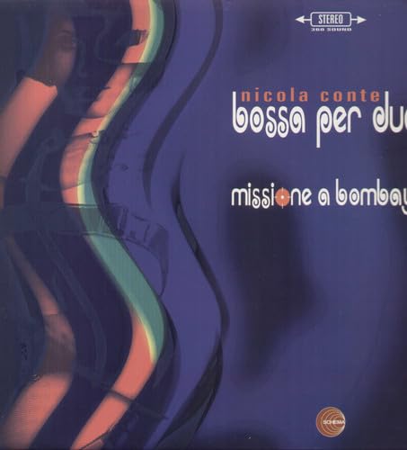 Nicola Conte vinyl record cover with abstract figures and text.