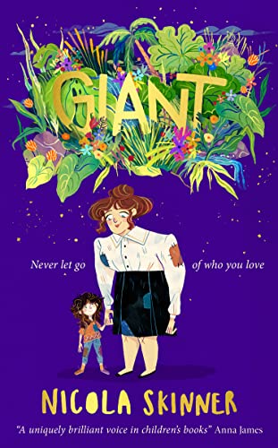 Book cover: “Giant” by Nicola Skinner, featuring a woman and child.