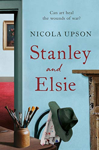 Book cover with title “Stanley and Elsie”, hat, and art supplies.