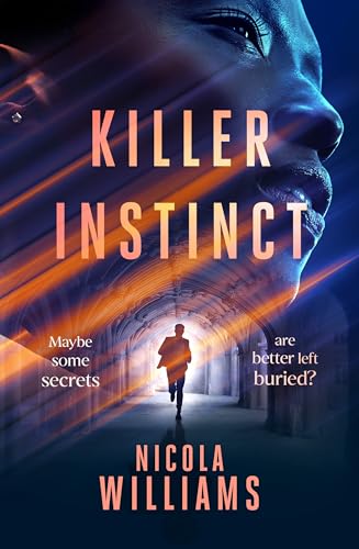 Book cover: “Killer Instinct” featuring a woman’s face and silhouetted figure.
