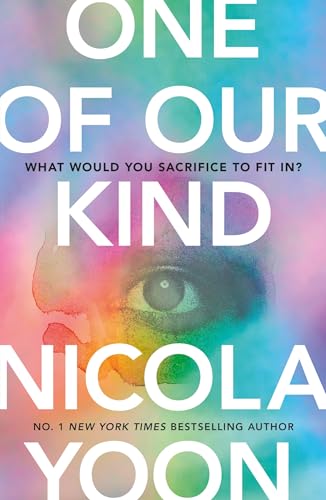 Book cover with a human eye surrounded by colorful, abstract watercolor clouds and text.