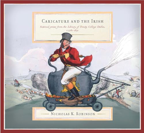 Book cover featuring a historical caricature of a man riding a giant tea kettle.