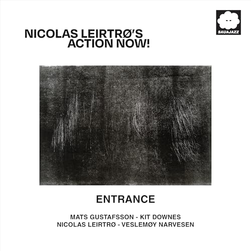 Album cover for Nicolas Leirtrø’s “Action Now! - Entrance” vinyl record.