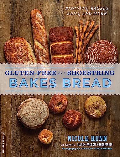 Cookbook cover featuring various gluten-free breads and baked goods.