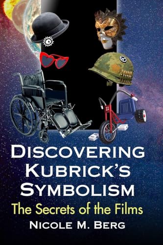 Book cover with symbolic objects—hat, mask, wheelchair—and title text.