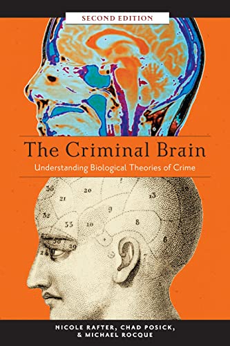 Book cover: "The Criminal Brain" with brain imagery and profile silhouettes.