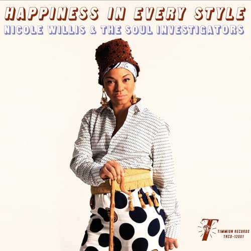 CD cover featuring Nicole Willis in patterned clothing and headwrap.