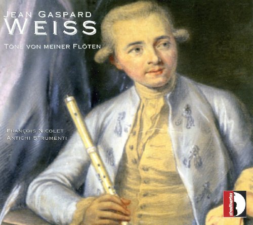 CD cover featuring a portrait of Jean-Gaspard Weiss with a flute.