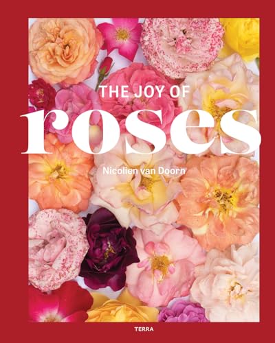 Book cover featuring a colorful assortment of blooming roses.