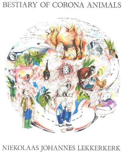 Book cover with watercolor illustrations of various animals and a virus.