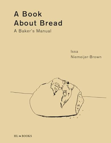 Book cover titled A Book About Bread by Issa Niemeijer-Brown with a bread illustration.