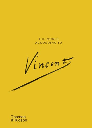 Book cover with yellow background, black text reading The World According to Vincent van Gogh.