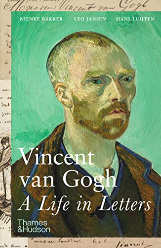 Book cover featuring a Vincent van Gogh self-portrait against a background of handwritten letters.