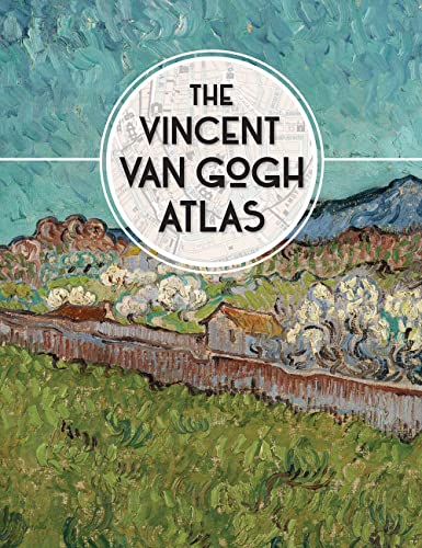 Book cover: “The Vincent van Gogh Atlas” with painted landscape.
