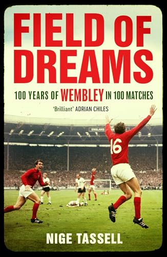 Book cover showing football players on a pitch with large red text title above.