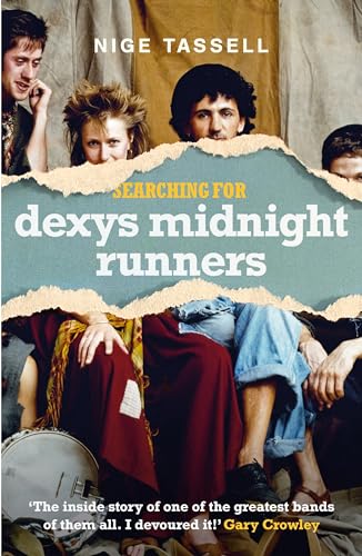 Book cover featuring a collage of 1980s band members, "Dexys Midnight Runners".