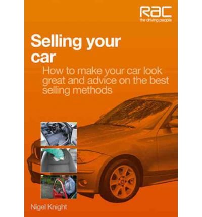 Book cover: "Selling Your Car" with car image and detailing photos.