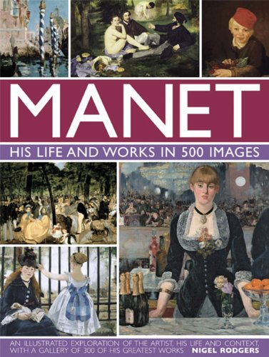 Book cover featuring paintings by Édouard Manet and his name in large text.