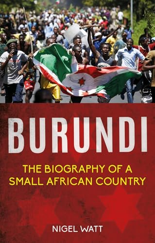 Book cover for “Burundi,” depicting a crowd with a Burundi flag.