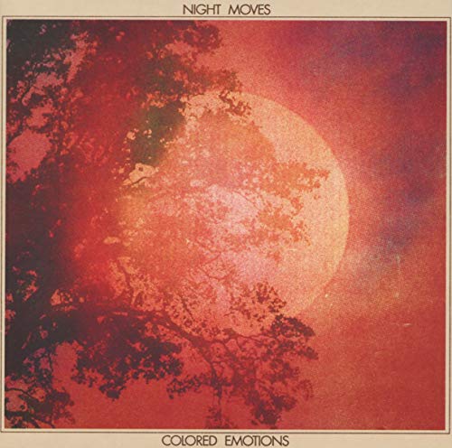 CD cover: red and orange abstract landscape with a large moon.