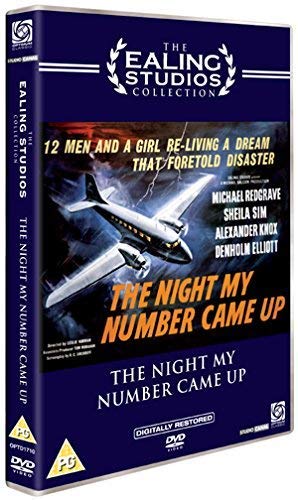 DVD cover for “The Night My Number Came Up” featuring a plane crash scene.