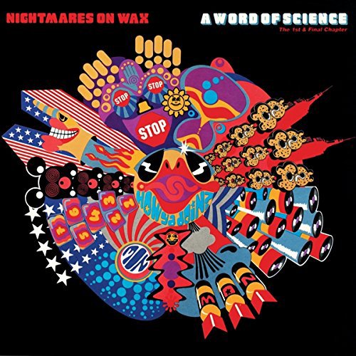 Nightmares On Wax album cover: colorful, psychedelic illustration with text.
