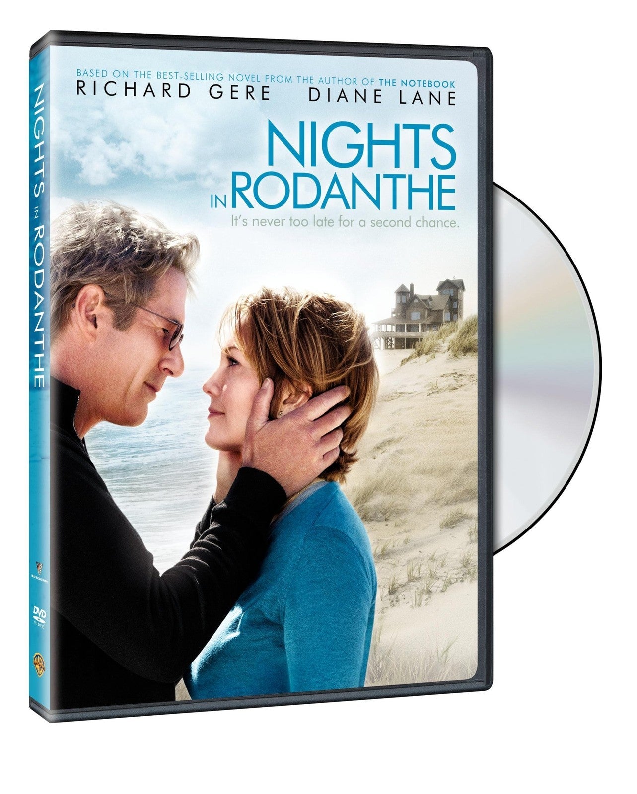 Nights in Rodanthe" DVD cover featuring Richard Gere and Diane Lane embracing.