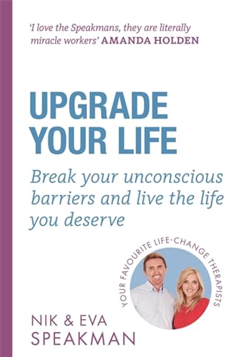 Book cover: "Upgrade Your Life" by Nik & Eva Speakman, with authors’ photo.