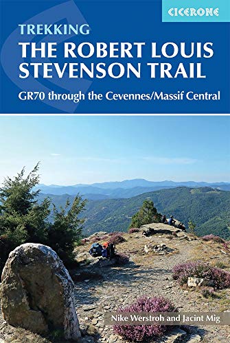 Book cover featuring a mountain landscape and hiking trail scene.