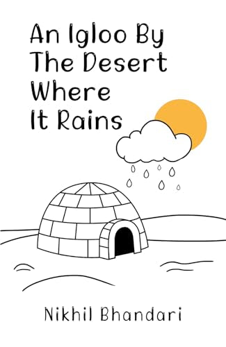 Book cover with a line-drawn igloo, sun, raincloud, and title text.