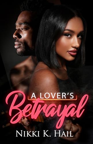 Book cover featuring two Black people, a woman in focus, with red text.