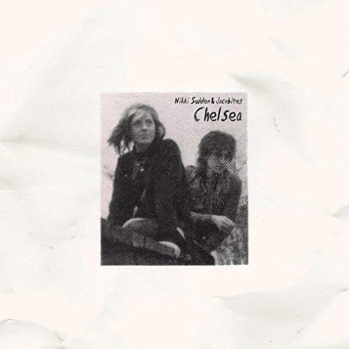 Black and white album cover featuring two musicians, Nikki Sudden and Dave Kusworth.