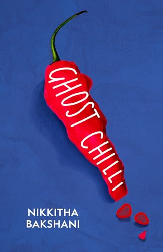 Book cover: red ghost chili pepper on a blue background.